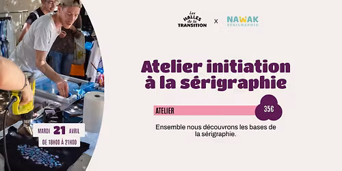 \ud83c\udfa8 Atelier initiation s\u00e9rigraphie avec Antonin