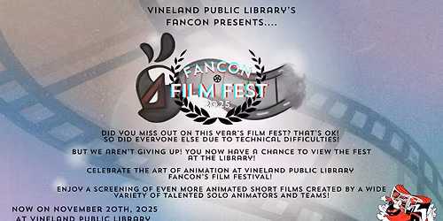 FANCON Film Fest (Vineland Public Library)