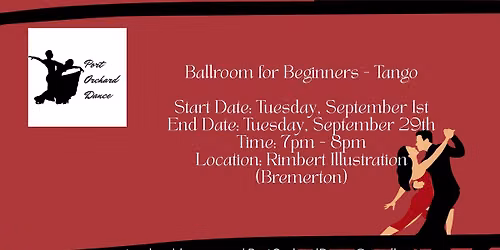 Ballroom for Beginners - Tango (Five Weeks)