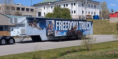 Freedom Truck and General George & Mrs. Martha Washington visit