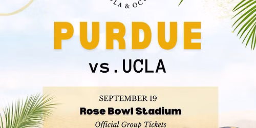 Purdue Football vs UCLA