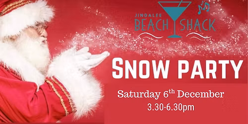 Christmas Snow Party at Jindalee Beach Shack