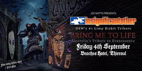 Limp Bizkit & Evanescence Tributes @ Beaches Hotel, Thirroul NSW