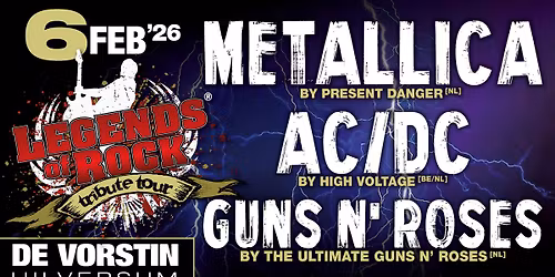 LEGENDS of ROCK Tribute Tour - MONSTERS of ROCK | Podium De Vorstin in Hilversum