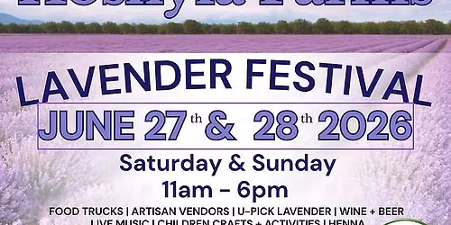 Hoshyla Farms Lavender Festival