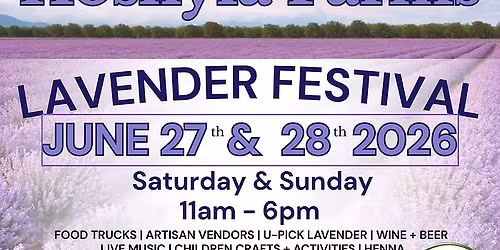 Hoshyla Farms Lavender Festival