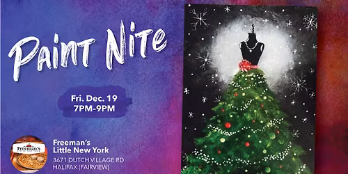 Paint Nite - Christmas Couture