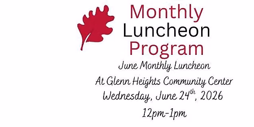 June Monthly Luncheon - Featuring Abby Ochs 