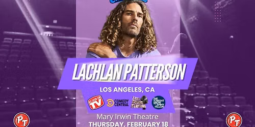 LACHLAN PATTERSON presented by Prime Time Donair & Poutine