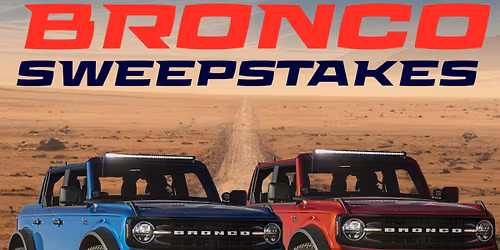 BRONCO SWEEPSTAKES