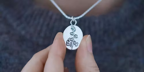 Silver Clay Botanicals Necklace Workshop