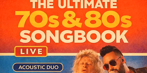 THE ULTIMATE 70s & 80s SONGBOOK \u2013 LIVE at Ginger's