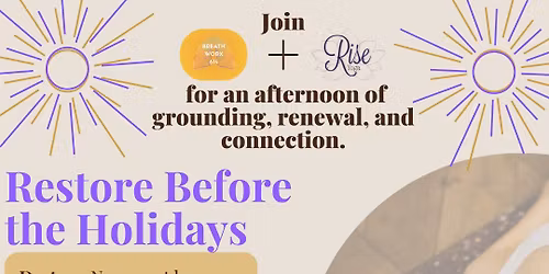 Restore Before the Holidays