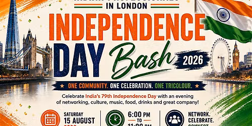 Indian Professionals in London Independence Day Bash