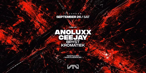 Club Vaag Invites ANOLUXX & CEEJAY
