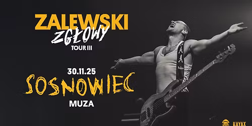 Zalewski - Zg\u0142owy Tour III w MUZIE! 
