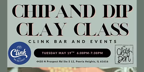 Clay Hand Built Chip and Dip Class