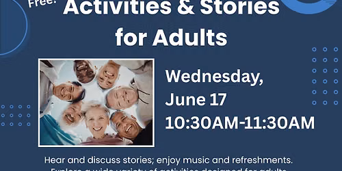 Activities & Stories for Adults