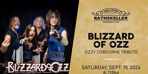 Blizzard of Ozz (Ozzy Osbourne Tribute) at the Charlestown Rathskeller