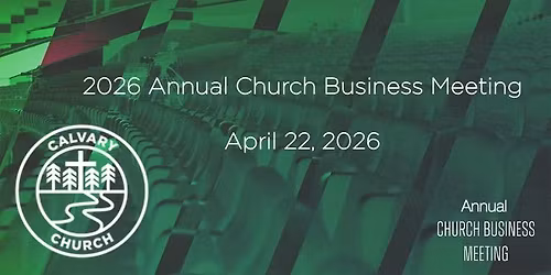 2026 Annual Church Business Meeting