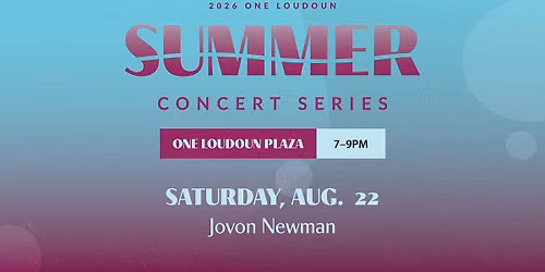 Summer Concert Series - Jovon Newman