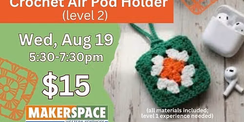 Crochet Air Pod Holder