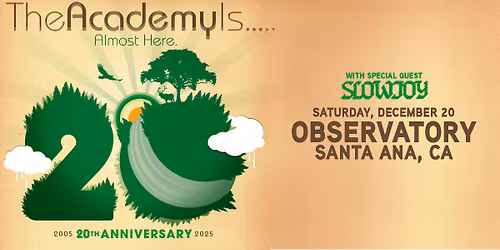The Academy Is - Almost Here. 20th Anniversary Tour
