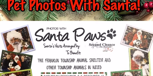 Pet Photos With Santa Paws