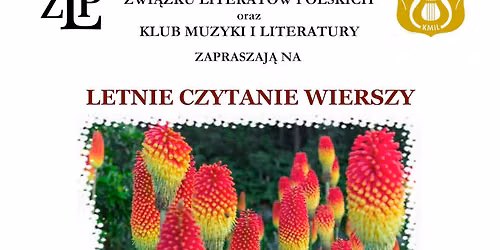 Letnie czytanie wierszy