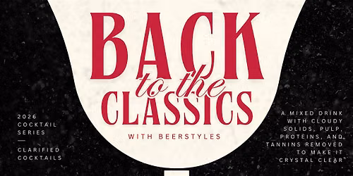Back to the Classics: Clarified Cocktails