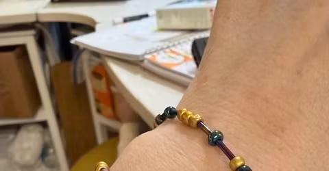 Jewelry class-Morse Code bracelet