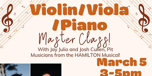 Violin\/Viola\/Piano Master Class!