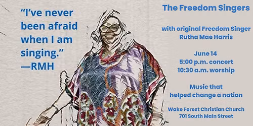 The Freedom Singers with Rutha Mae Harris