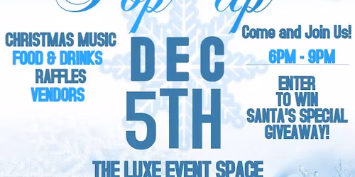 4th Annual Winter Wonderland Pop Up
