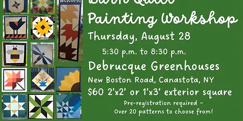 Barn Quilt Painting Workshop