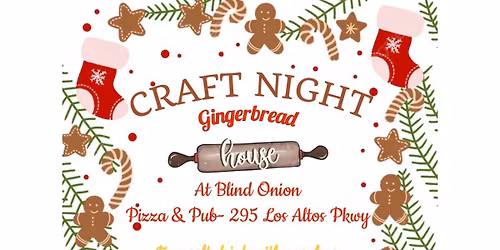 Gingerbread house craft night