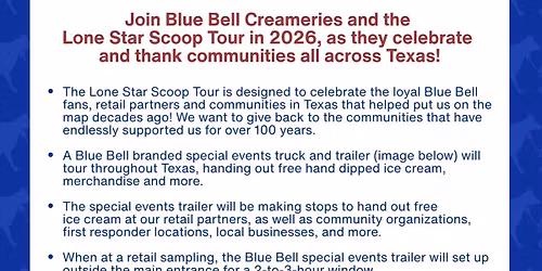 Lone Star Scoop Tour