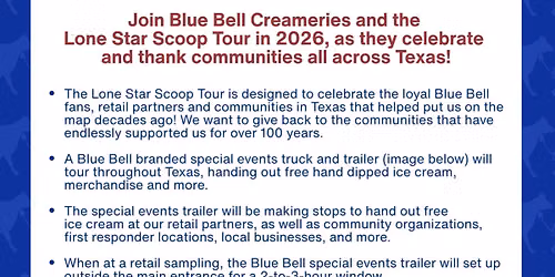 Lone Star Scoop Tour