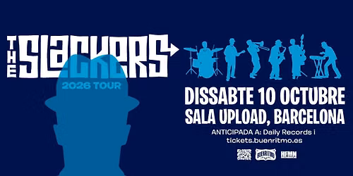 The Slackers (10\/10\/2026) BARCELONA @ Sala Upload