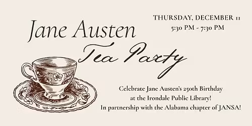 Jane Austen Tea Party