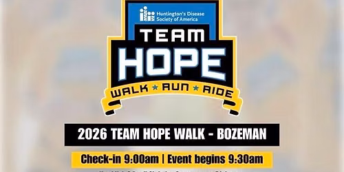 2026 Team Hope Walk - Bozeman, MT
