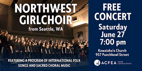 Free Concert - Northwest Girlchoir