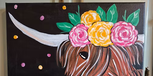 Highland Cow painting