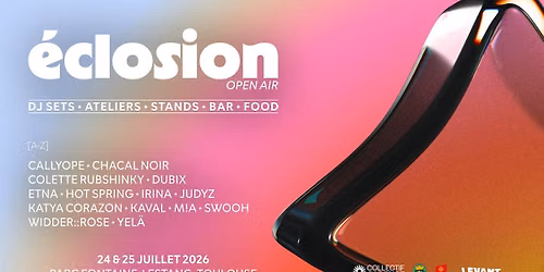 \u00c9closion \u2022 Open Air Toulouse \u2022 2026