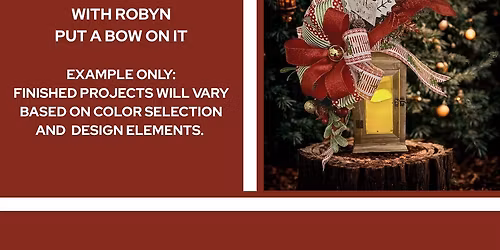 Holiday Swags with Robyn - Put A Bow On It