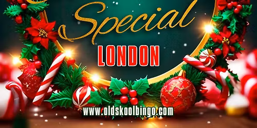 Old Skool Bingo Sat 6th Dec London Christmas Special