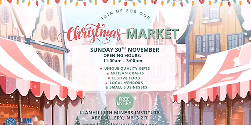 Llanhilleth Miners Institute Christmas Market