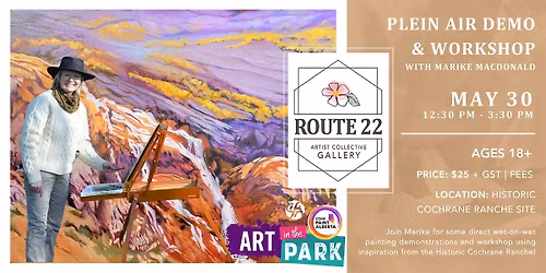 Plein Air Demo & Workshop with Marike MacDonald