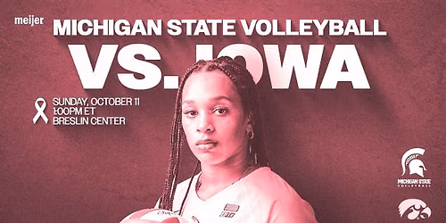 *PINK MATCH* (rv) Michigan State Volleyball vs. Iowa