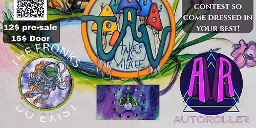  "Halloween In The Village" at Blind Bobs w\/ Takes A Village, The Fronks, Auto Roller, Dj Laeyto